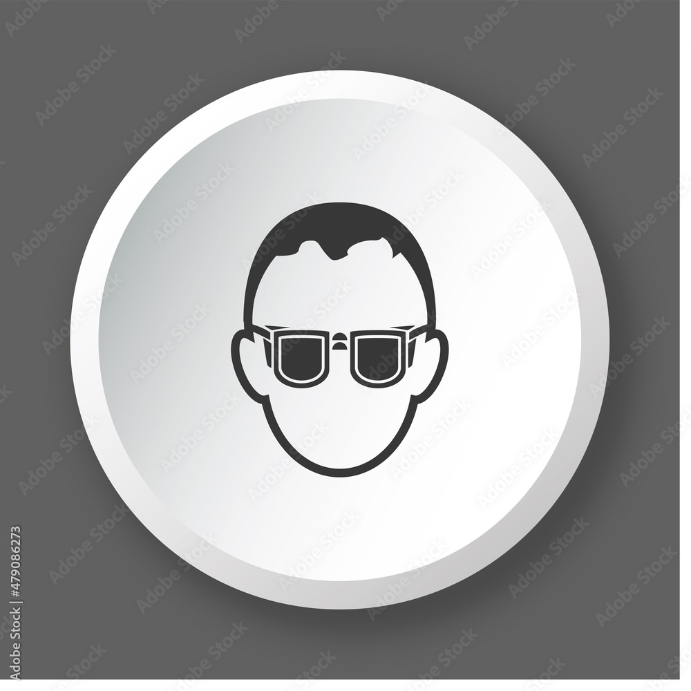 Logo lunettes de protection. Logo lunettes de protection.
