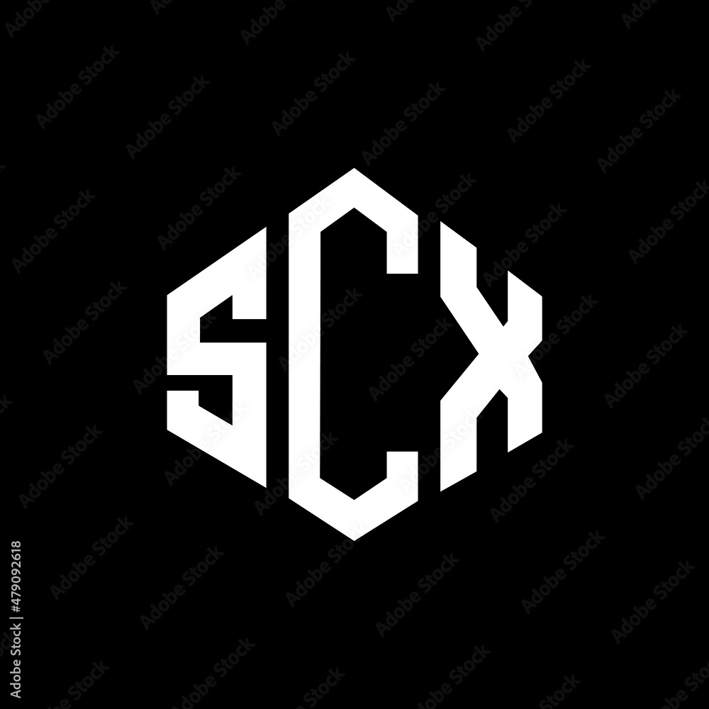 SCX letter logo design with polygon shape. SCX polygon and cube shape logo design. SCX hexagon vector logo template white and black colors. SCX monogram, business and real estate logo. SCX letter logo design with polygon shape. SCX polygon and cube shape logo design. SCX hexagon vector logo template white and black colors. SCX monogram, business and real estate logo.