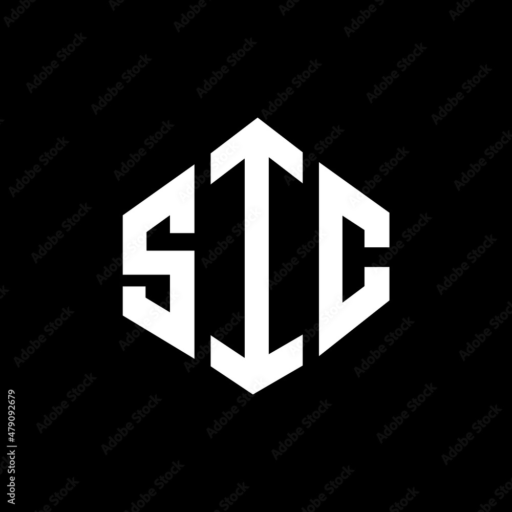 SIC letter logo design with polygon shape. SIC polygon and cube shape logo design. SIC hexagon vector logo template white and black colors. SIC monogram, business and real estate logo. SIC letter logo design with polygon shape. SIC polygon and cube shape logo design. SIC hexagon vector logo template white and black colors. SIC monogram, business and real estate logo.