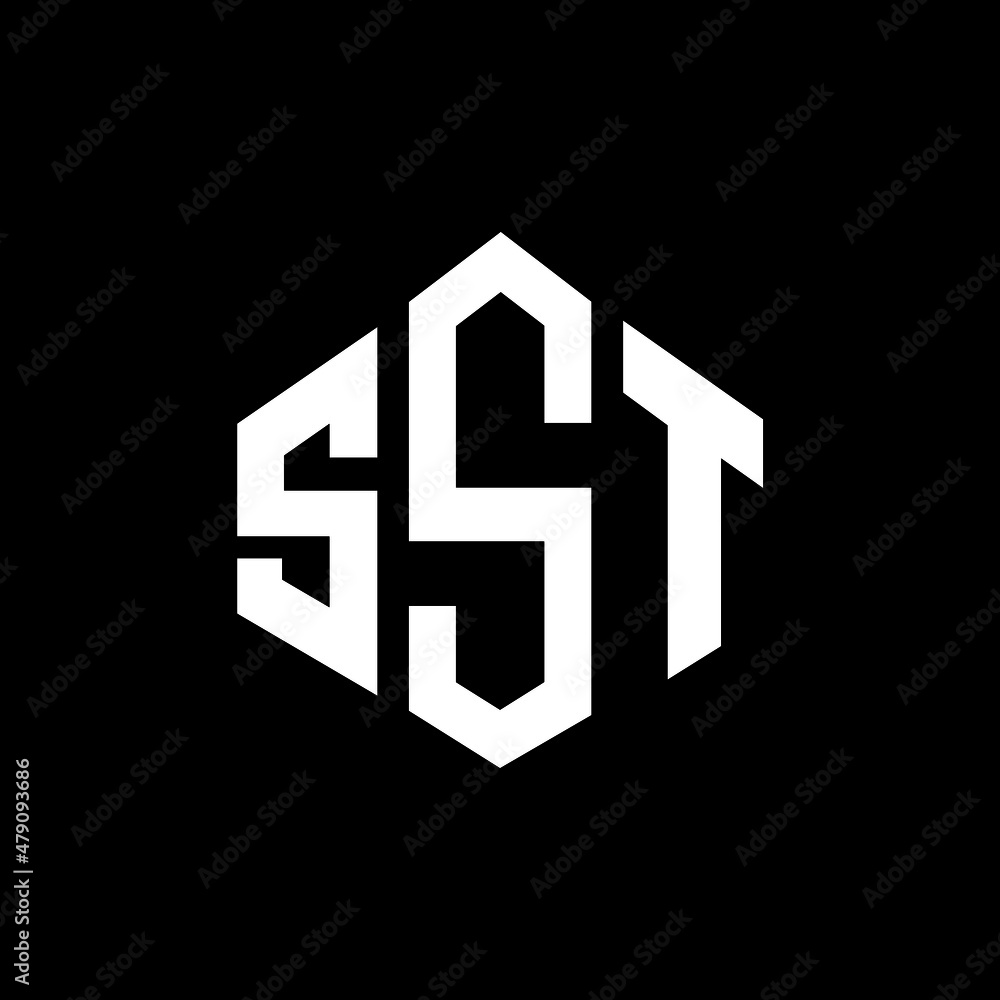 SST letter logo design with polygon shape. SST polygon and cube shape logo design. SST hexagon vector logo template white and black colors. SST monogram, business and real estate logo. SST letter logo design with polygon shape. SST polygon and cube shape logo design. SST hexagon vector logo template white and black colors. SST monogram, business and real estate logo.