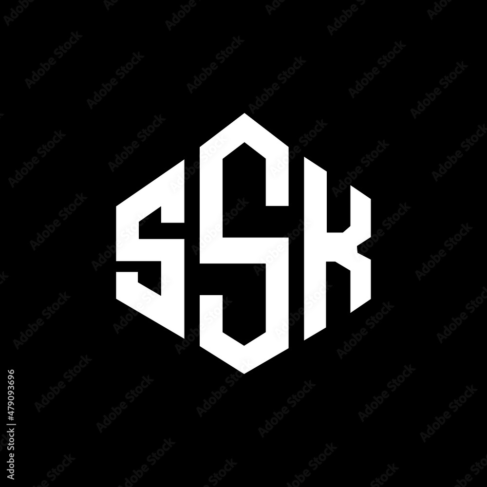 SSK letter logo design with polygon shape. SSK polygon and cube shape logo design. SSK hexagon vector logo template white and black colors. SSK monogram, business and real estate logo. SSK letter logo design with polygon shape. SSK polygon and cube shape logo design. SSK hexagon vector logo template white and black colors. SSK monogram, business and real estate logo.