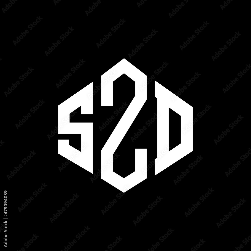 SZD letter logo design with polygon shape. SZD polygon and cube shape logo design. SZD hexagon vector logo template white and black colors. SZD monogram, business and real estate logo. SZD letter logo design with polygon shape. SZD polygon and cube shape logo design. SZD hexagon vector logo template white and black colors. SZD monogram, business and real estate logo.