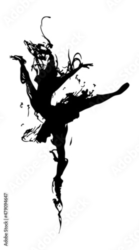 Obraz na plátně Girl dancing