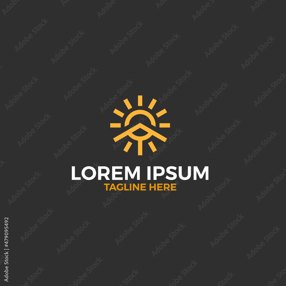 House energy logo design inspiration House energy logo design inspiration