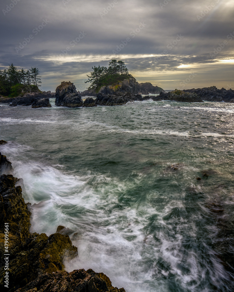 Obraz premium sunset on the coast