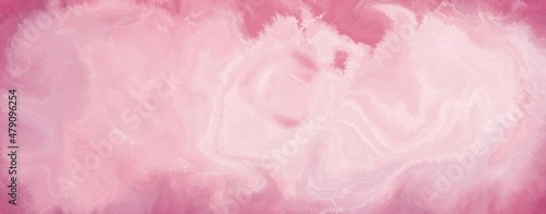 Abstract pink wide marbled background © angela0982