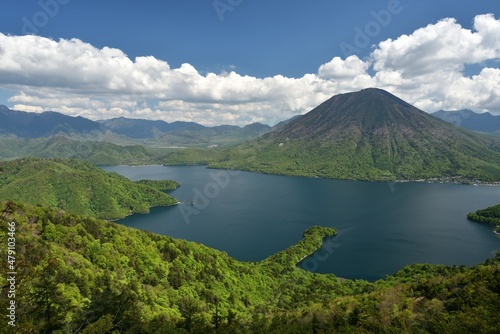 Fototapeta Naklejka Na Ścianę i Meble -  Mt. Nantai in Nikko, Tochigi, Japan