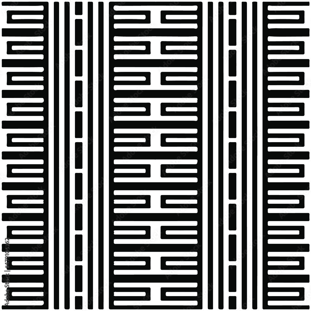 Seamless ethnic pattern.Abstract Geometric Pattern generative computational art illustration.Black and
white pattern for wallpapers and backgrounds. Seamless ethnic pattern.Abstract Geometric Pattern generative computational art illustration.Black and
white pattern for wallpapers and backgrounds.