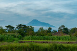 Merapi volcano looks very dashing from a distance