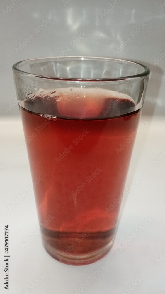 tea in a glass isolated on white background tea in a glass isolated on white background