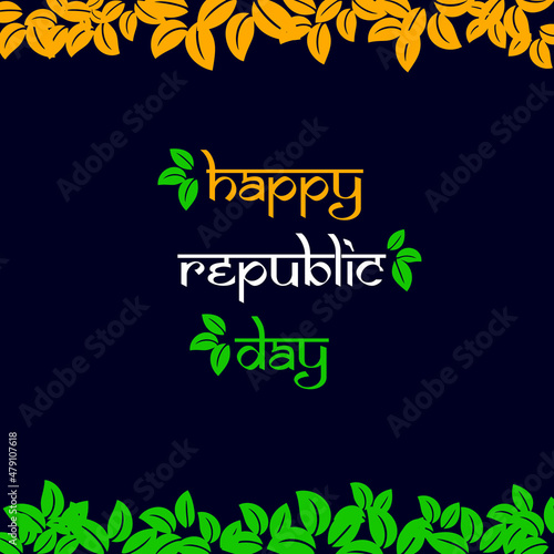 Happy Republic Day poster