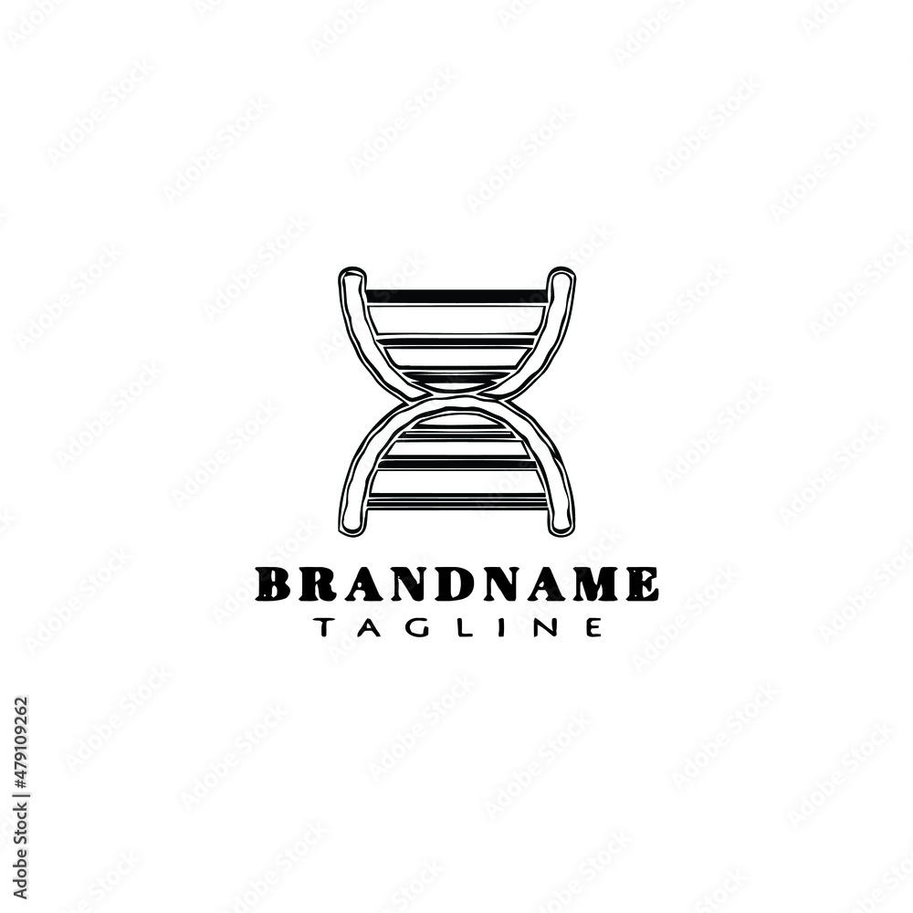 double helix logo cartoon template icon design black isolated vector illustration double helix logo cartoon template icon design black isolated vector illustration