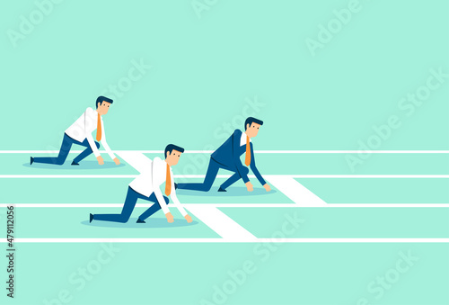 Business exploitation and fraud, businessman being supported by corporate culture, unfair competition