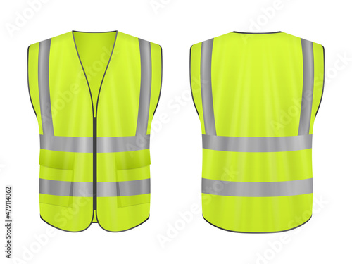 Safety vest set Fototapeta