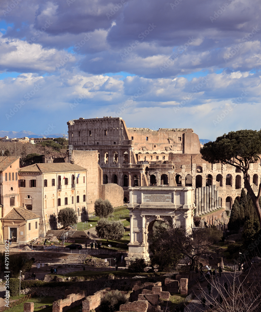 rome, coliseum