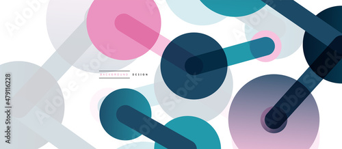Network concept abstract background. Dots connection. Big data idea. Business template for wallpaper, banner, background or landing