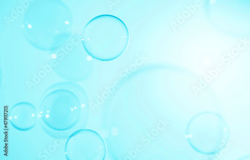 Wallpaper Mural Beautiful Transparent Blue Soap Bubbles on White Background	 Torontodigital.ca