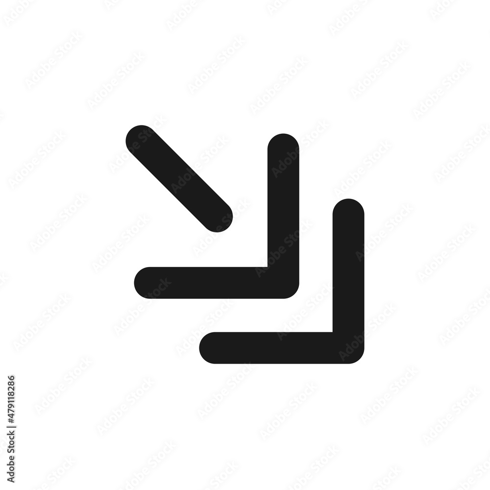 arrow icon logo design Stock Vector | Adobe Stock