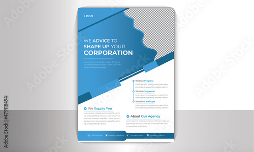 Business brochure flyer design  template Cover Design Template Brochure design, cover modern template  size a4 photo