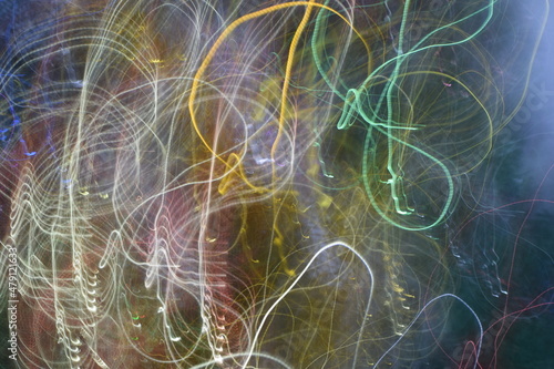 Light rays with space nature 