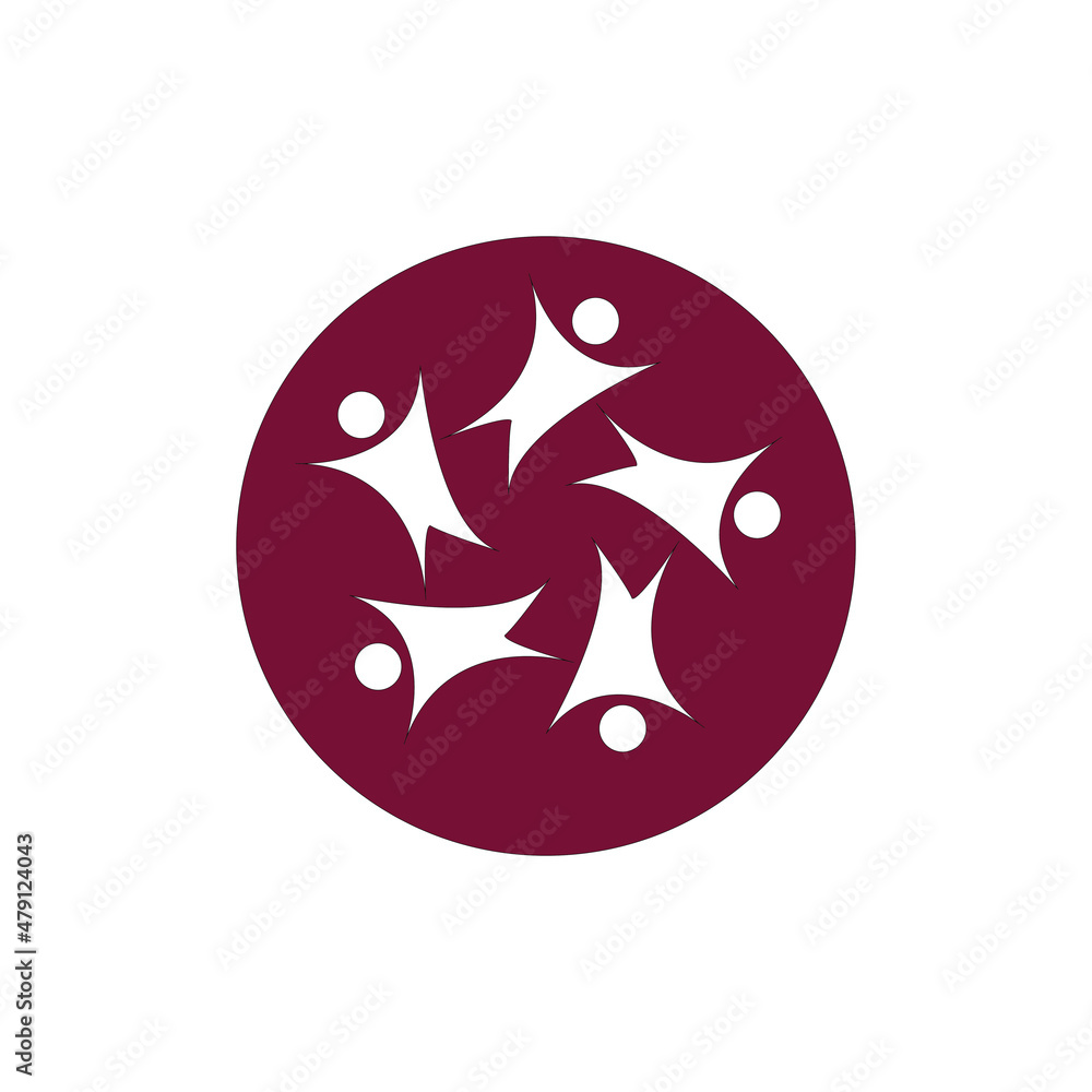 Community, network and social icon Community, network and social icon