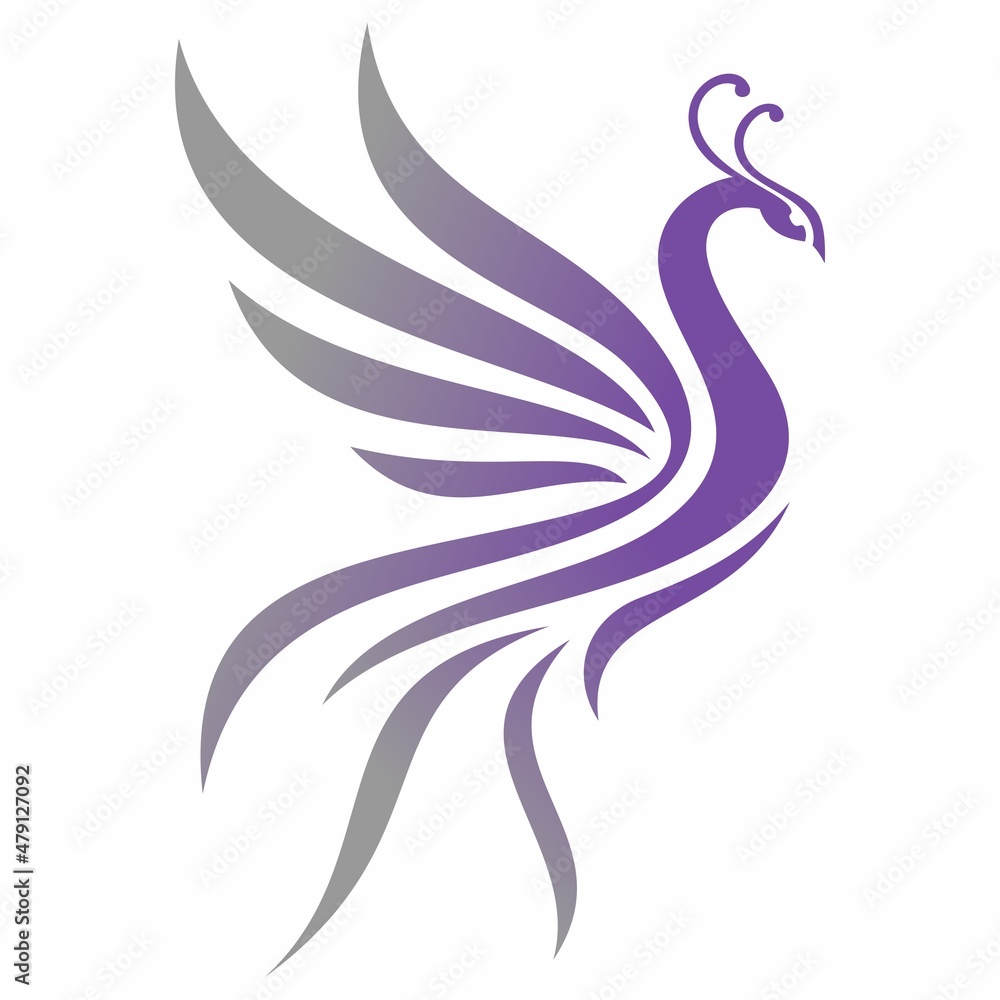 Fototapeta premium purple phoenix