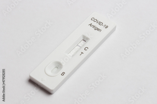 covid 19 test kit white background