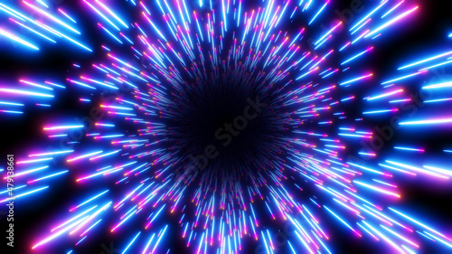 Abstract background neon gl...