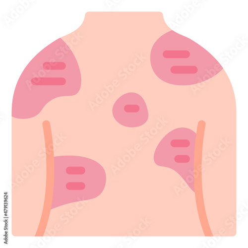 psoriasis flat icon