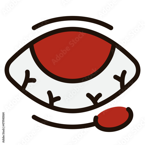 hordeolum filled outline icon