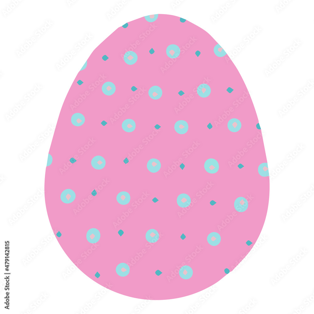 Easter colorful eggs. Vector illustration.