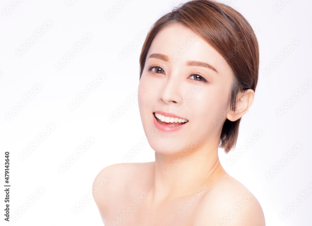 Beauty asian women face with skin care healthy Beauty asian women face with skin care healthy