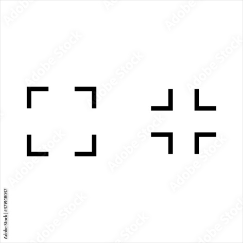 Full screen enter and exit icon