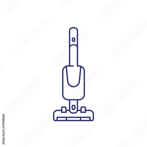 cordless vacuum cleaner line icon