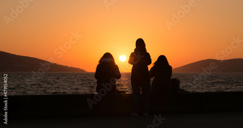 sunset sea sun beach istanbul city life