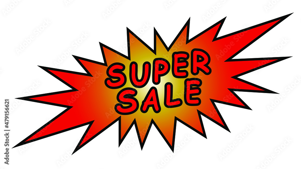 super sale and explosion vector icon on white background super sale and explosion vector icon on white background