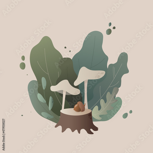 forest. leaf, green, forest, vector, illustration, nature, tree, bird, design, love, cartoon, animal, card, cute, flower, spring, art, heart, silhouette, drawing, vintage, valentine, summer