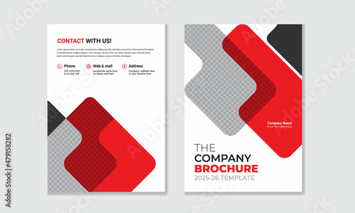 business brochure cover vector design, Annual report Leaflet abstract background, Modern poster, and magazine layout template.