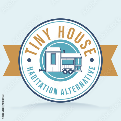  Logo tiny house - habitat alternatif - micro maison