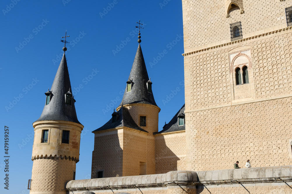 Decoration on the walls of the Alcazar de Segovia, Castilla y Leon. Spain Decoration on the walls of the Alcazar de Segovia, Castilla y Leon. Spain