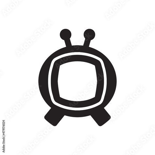 Television icon ( vector illustration )