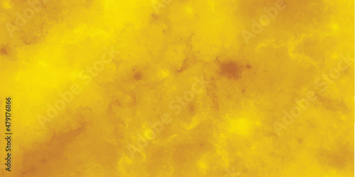 yellow orange abstract warm sunny bright saturated background with spots of watercolor paints. Universal yellow backdrop for decor