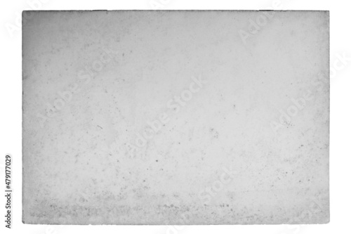 Old yellowed paper texture with white isolated background