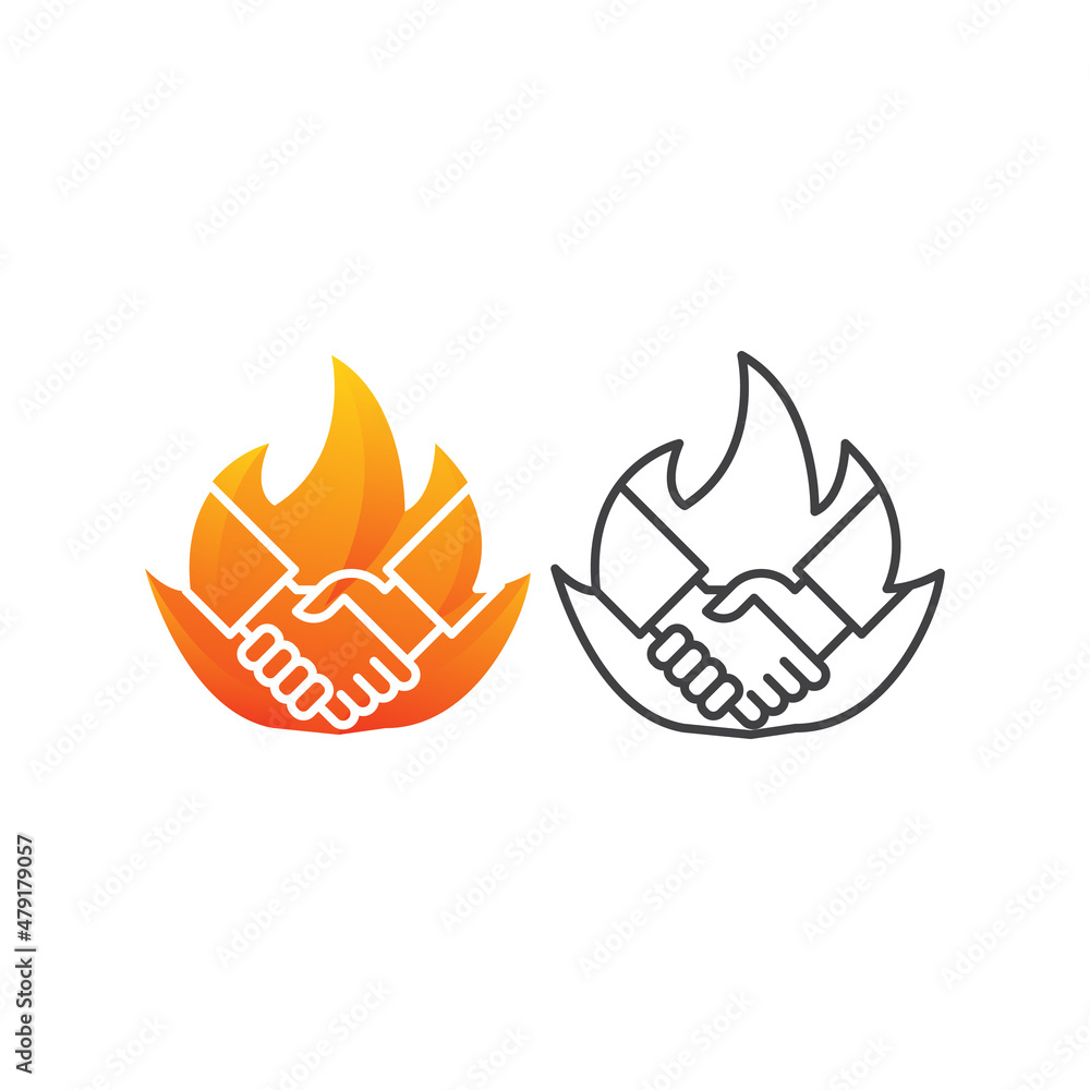 Hot deal. Vector logo icon template Hot deal. Vector logo icon template