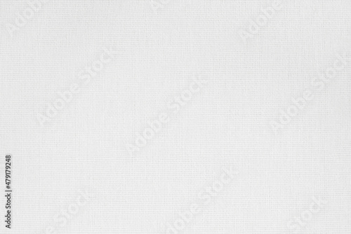 White cotton fabric texture background  seamless pattern of natural textile.