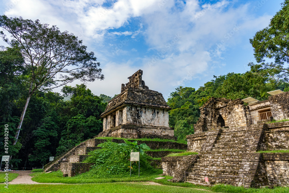Plenque ruins in Chiapas, Mexico