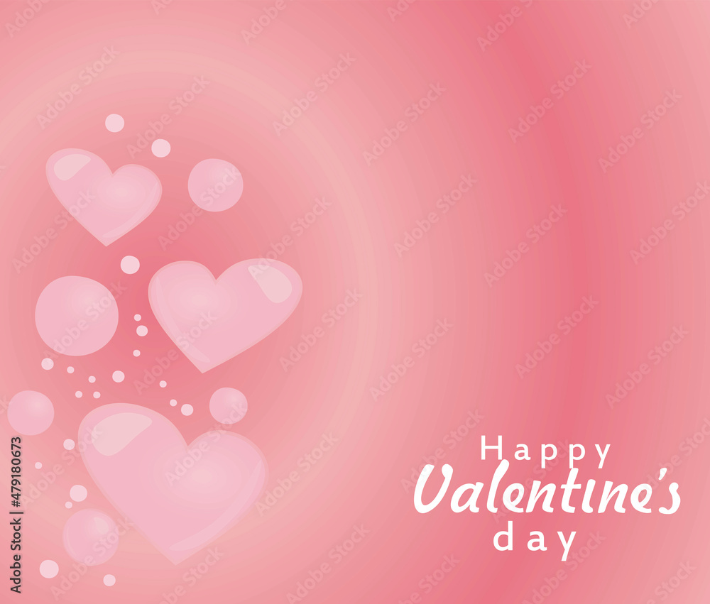 Valentine's day card. vector illustration 