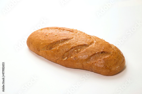 Loaf of fresh backed white bread