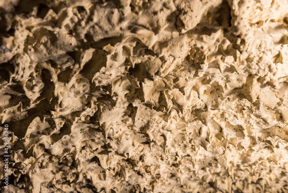 Room ceiling that looks like stalactites Room ceiling that looks like stalactites