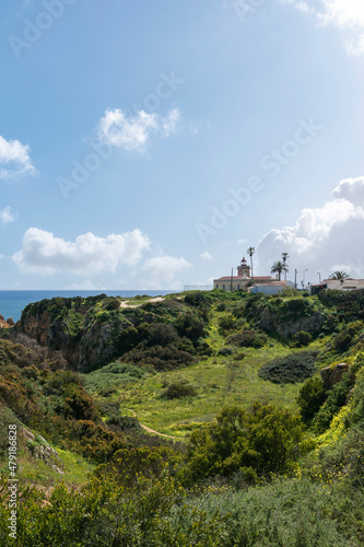 Lighthouse at Ponta da Piedade near Lagos in the Algarve